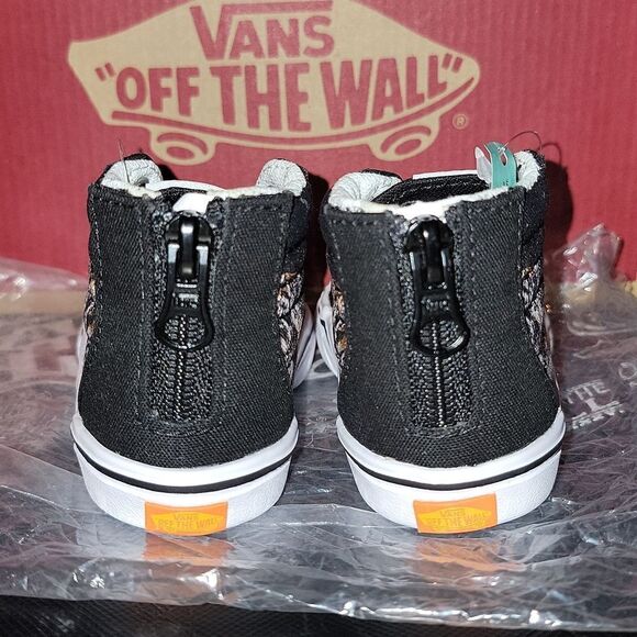 VANS Sk8-Hi Zip ProjectCAT Protect Tigers Discovery Rare ComfyCush Shoes Size 5 - Picture 6 of 11